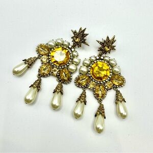 DYLANLEX Chandelier Statement Earrings